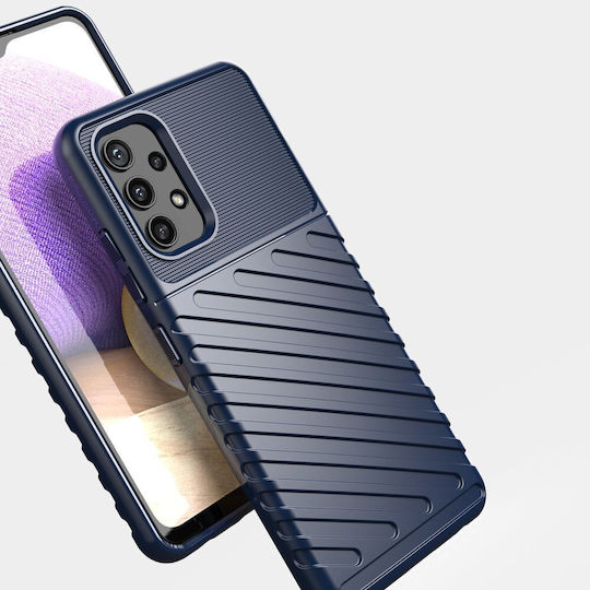 Hurtel Thunder Flexible Tough Rugged Back Cover Σιλικόνης Μπλε (Nokia 5.4)