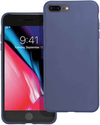 Matt Silicone Back Cover Blue (iPhone 8/7 Plus)