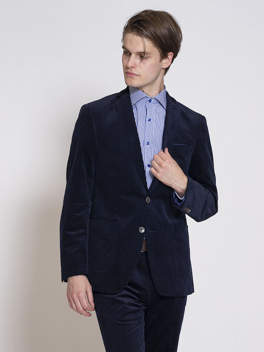 Modern fit Donini Blue Suit Jacket