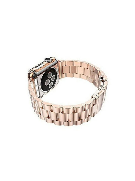 Mercury Armband Rostfreier Stahl Rose Gold (Apple Watch Serie 4/3/2/1 38mm) 38434