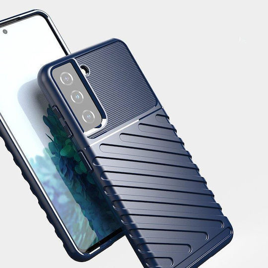 Hurtel Thunder Back Cover Silicon Albastru marin (Galaxy S23+)