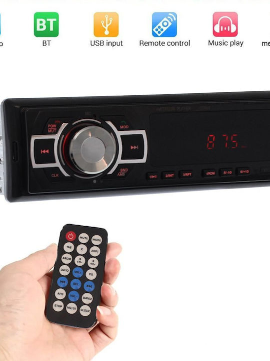 Sistem Audio Auto 1DIN (Bluetooth/USB)