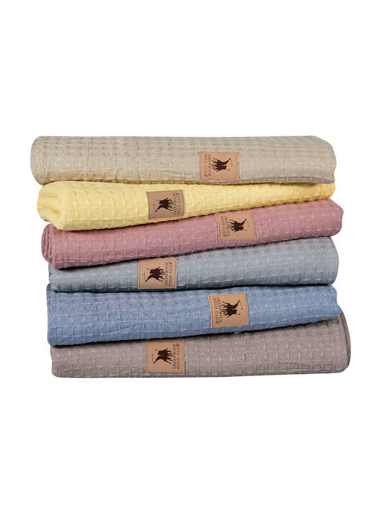 Greenwich Polo Club Blanket Cot 3401 Waffle Beige 110x150cm