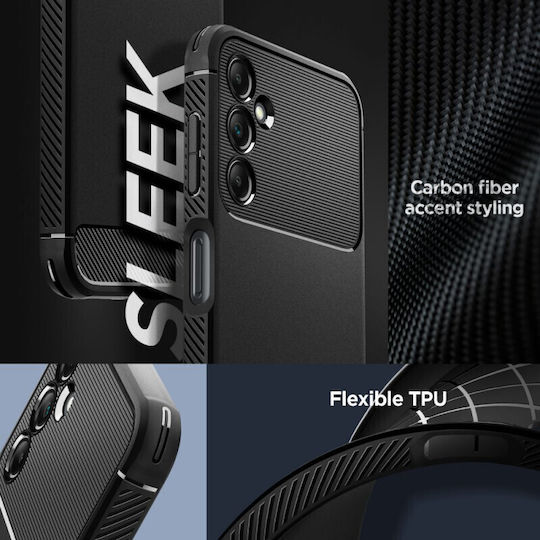 Spigen Rugged Armor Back Cover Σιλικόνης 2mm Μαύρο (Galaxy A14)