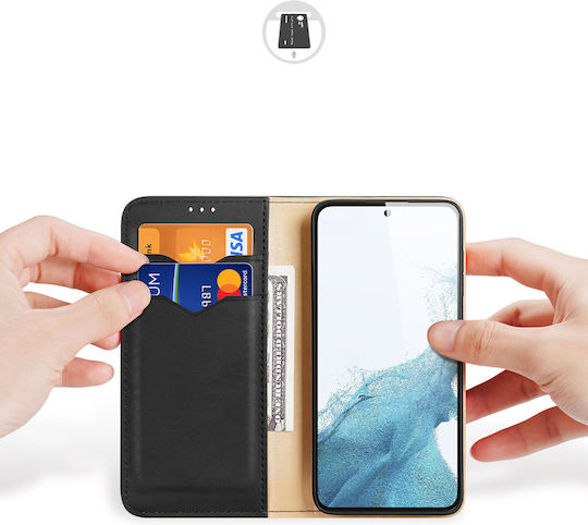 Dux Ducis Hivo Wallet Leather Black (Galaxy S23)