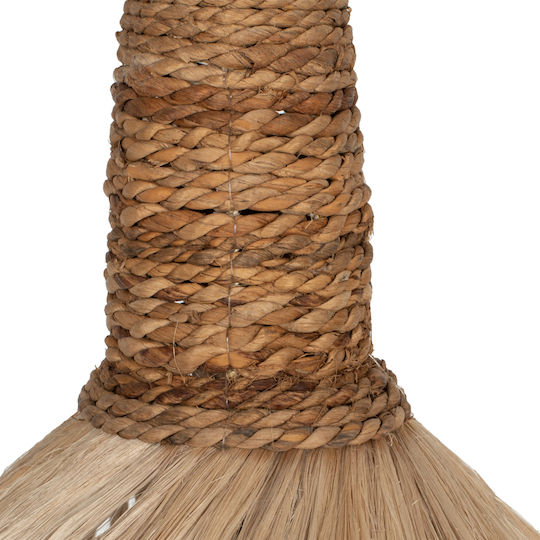 HomeMarkt Brown Boho Ceiling Light with Rope for E27 Socket 55x55cm