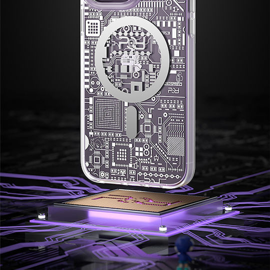 Kingxbar Geek Back Cover 0.3mm Silver (iPhone 14 Plus)