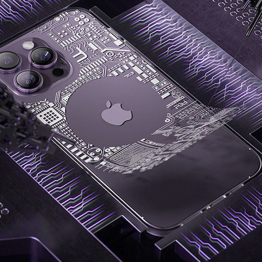 Kingxbar Geek Back Cover 0.3mm Silver (iPhone 14 Pro Max)