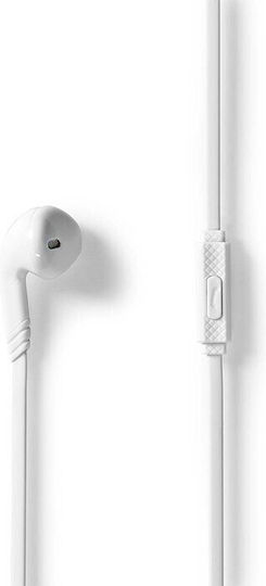 Nedis HPWD2021 In-ear Handsfree με Βύσμα 3.5mm Λευκό