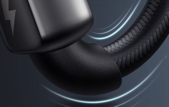 Mcdodo CA-3150 Braided USB 2.0 Cable USB-C male - USB-A 66W Μαύρο 1.2m CA-3150