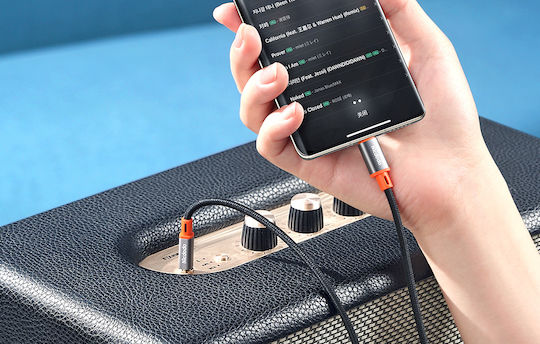 Mcdodo CA-0820 Braided USB 2.0 Cable USB-C Male - 3.5mm Black 1.2m CA-0820
