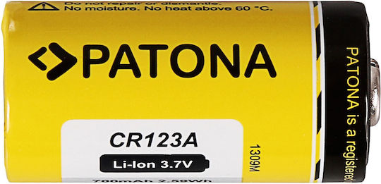 Patona Επαναφορτιζόμενη Μπαταρία CR123A Li-ion 700mAh 3.7V 1τμχ