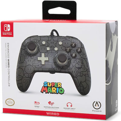 PowerA Enhanced Wired Gamepad for Switch Mario Power Up