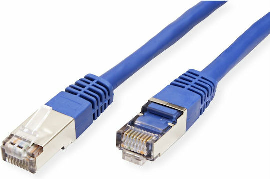 Value S/FTP Cat.6 Ethernet Network Cable 1m Blue 1pcs