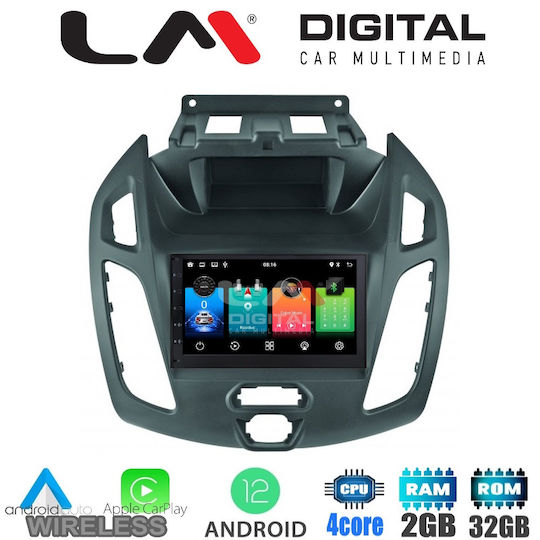 LM Digital Auto-Audiosystem für Ford Transit Connect / Transit / Transit Custom / Tourneo Custom / Tourneo / Tourneo Connect 2014+ (Bluetooth/USB/WiFi/GPS/Apple-Carplay/Android-Auto) mit Touchscreen 6.8"