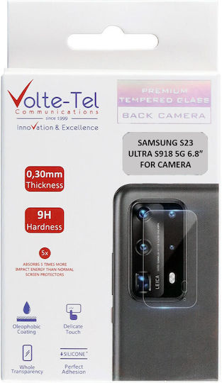 Volte-Tel 0.30mm Προστασία Κάμερας Tempered Glass Διάφανο για το Galaxy S23 Ultra
