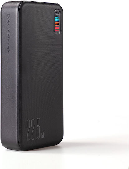 Joyroom Dazzling Series QP195 Power Bank 20000mAh 22.5W με 2 Θύρες USB-A και Θύρα USB-C Μαύρο