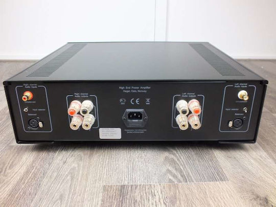 Hegel H20 Τελικός Ενισχυτής Hi-Fi Stereo 200W/8Ω Μαύρος