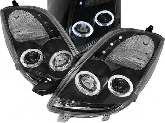 Sonar Front Lights Angel Eyes Led for Toyota Yaris 2006-2009 2pcs