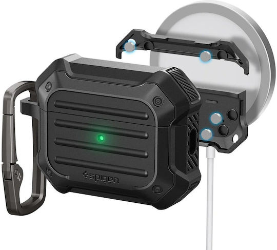 Spigen Tough Armor MagSafe Калъф в Черен цвят за Apple AirPods Pro