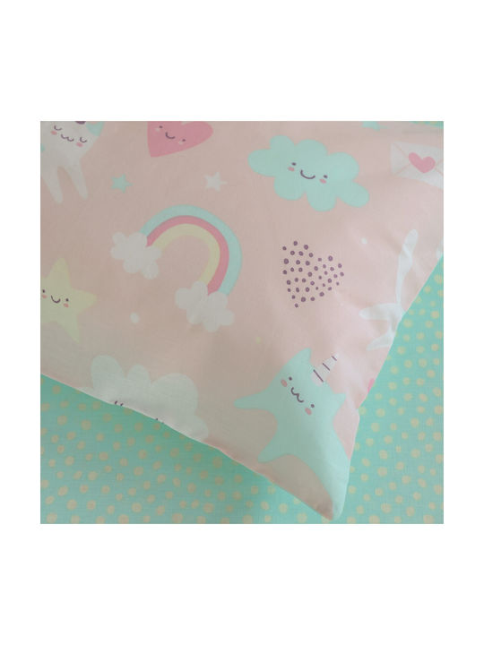 Kocoon Unicat Seturi de cearșafuri pentru bebeluși Pentru Patut Bumbac Roz 120x160buc 3buc