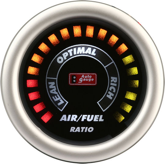 Auto Gauge Hallmeter Αναλογικό Όργανο Turbo Timer Αυτοκινήτου 58mm 2" Smoke