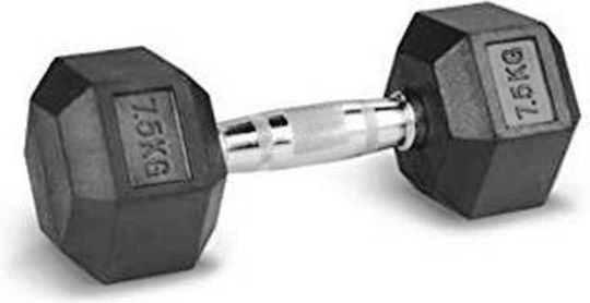 Optimum Dumbbell Hexagon Rubber 1 x 7.5kg