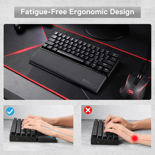 Redragon P036 Meteor M Keyboard Wrist Rest 80% Black