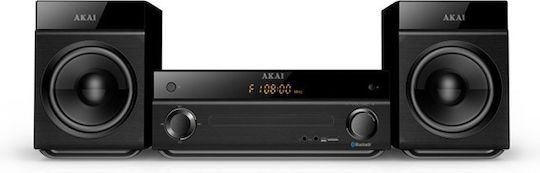 Akai Proffesional Sistem audio 2 AM-301 AM-301K 40W cu CD Player și Bluetooth Negru