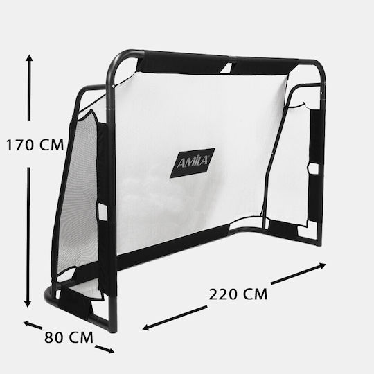 AMILA Street Football Goal 220x170x80cm 1 Piece