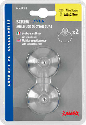 Lampa Car Suction Cups with M5x0.8mm/40mm Screw