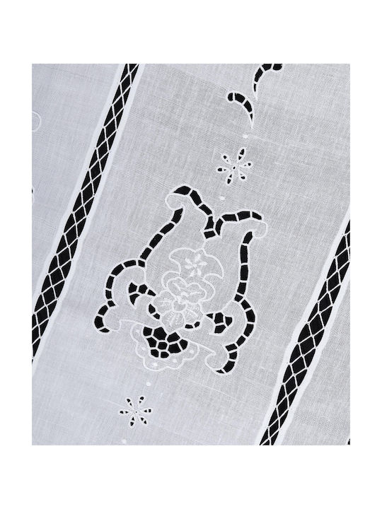 Silk Fashion Κουρτίνα με Τούνελ 329 Λευκή 160x270εκ.