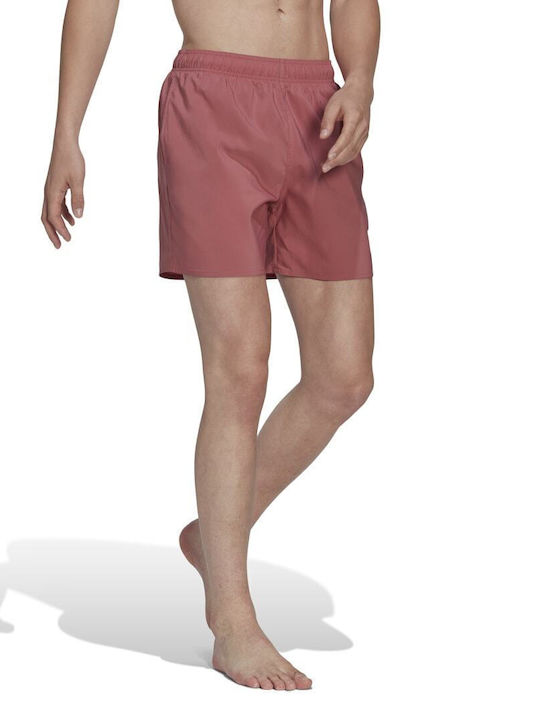 Solid Swim Men's Swimwear Shorts Pink