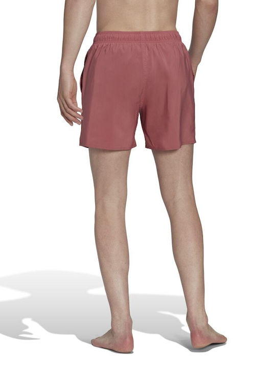 Solid Swim Men's Swimwear Shorts Pink