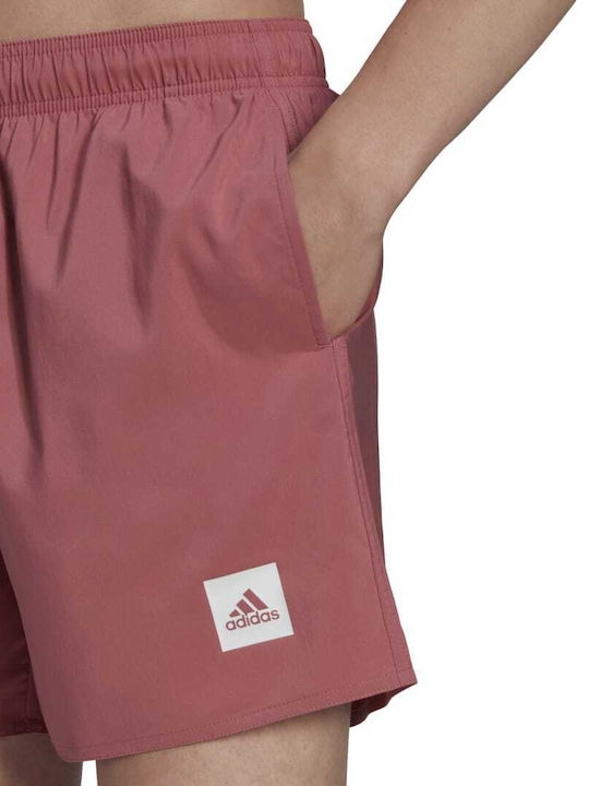 Solid Swim Men's Swimwear Shorts Pink