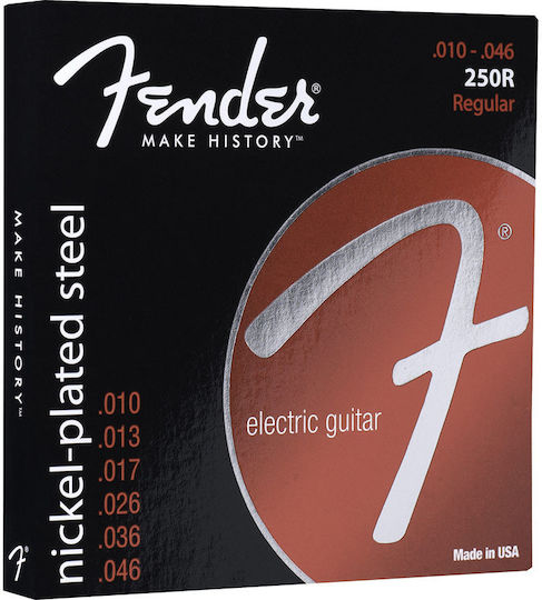 Fender Super 250's Ball End Σετ Χορδών Nickel Plated Steel Ηλεκτρικής Κιθάρας 10 - 46" 250R