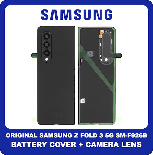 Samsung Καπάκι Μπαταρίας Μαύρο για Galaxy Z Fold 3