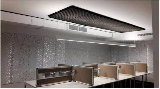 Proacoustics Polyfon Linear 55 Sound Absorbing Panel (6pcs) in Design Linear 60cm x 60cm x 55mm in Gray Color
