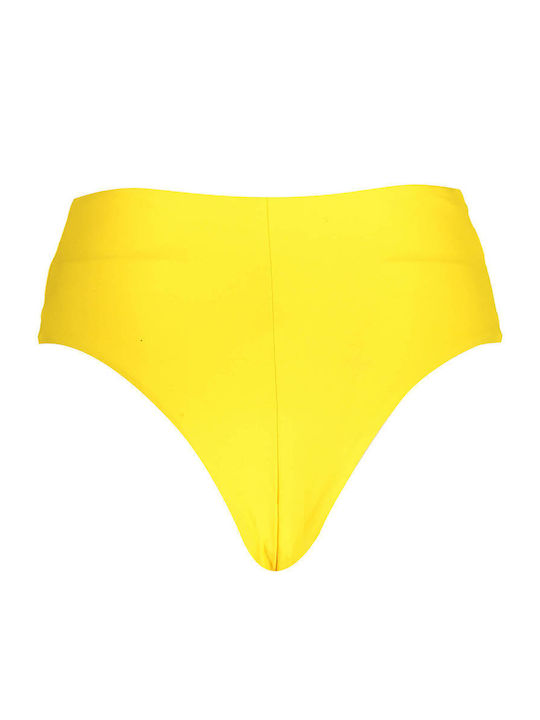 Karl Lagerfeld Bikini Slip High Waist Yellow