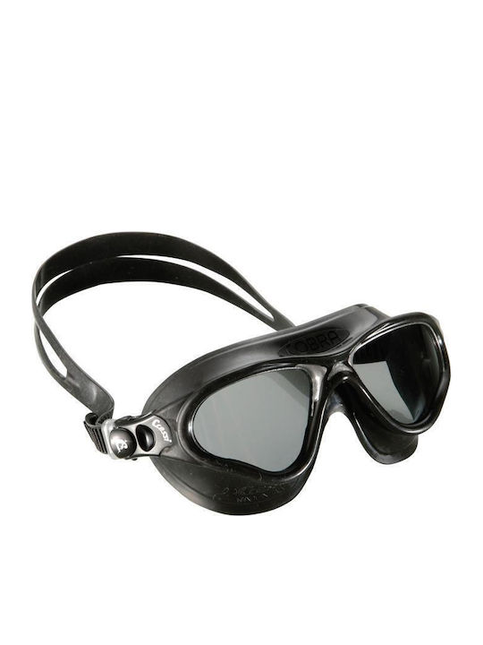 CressiSub Cobra Adult Black Swimming Goggles