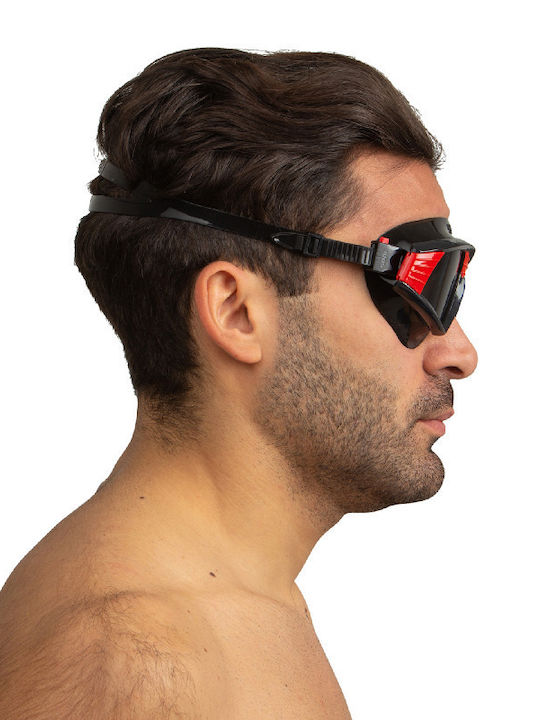 Seac Sonic Swimming Goggles Adults with Anti-fog Lenses Black