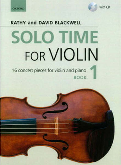 Oxford University Press Solo Time for Violin Book 1 + CD Μέθοδος Εκμάθησης για Βιολί + CD
