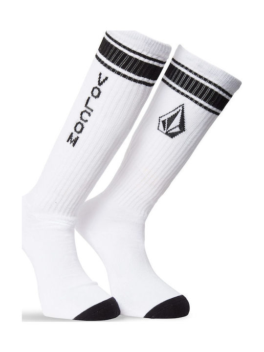 Volcom High Stripe Κάλτσες Λευκές