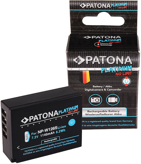 Patona Baterie aparat foto NP-W126S Litiu-Ion (Li-Ion) 1140mAh Compatibilă cu Fujifilm FinePix Hs33 EXR