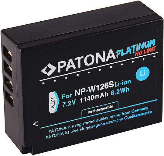 Patona Baterie aparat foto NP-W126S Litiu-Ion (Li-Ion) 1140mAh Compatibilă cu Fujifilm FinePix Hs33 EXR