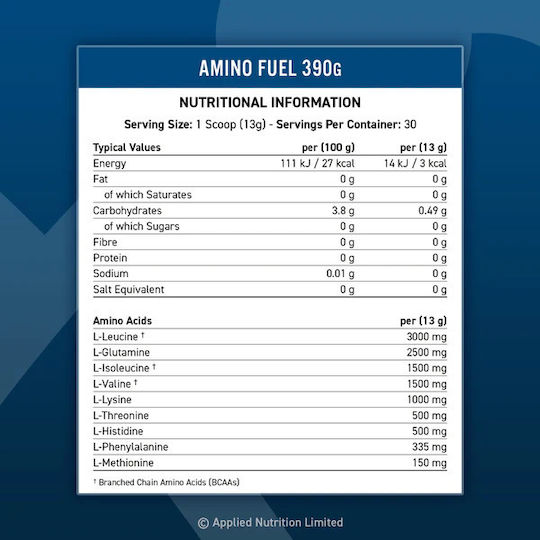 Applied Nutrition Amino Fuel 390gr Fruit Burst