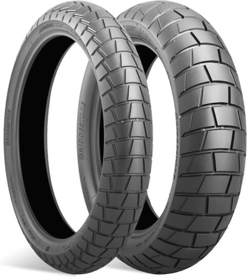 Bridgestone Battlax Adventure Trail AT41 140/80R17 69V Fără Cameră De Aer On-Off Anvelopă Pentru Motocicletă Partea Din Spate