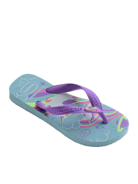 Șlapi pentru copii Flip Flops Violet Fantasy
