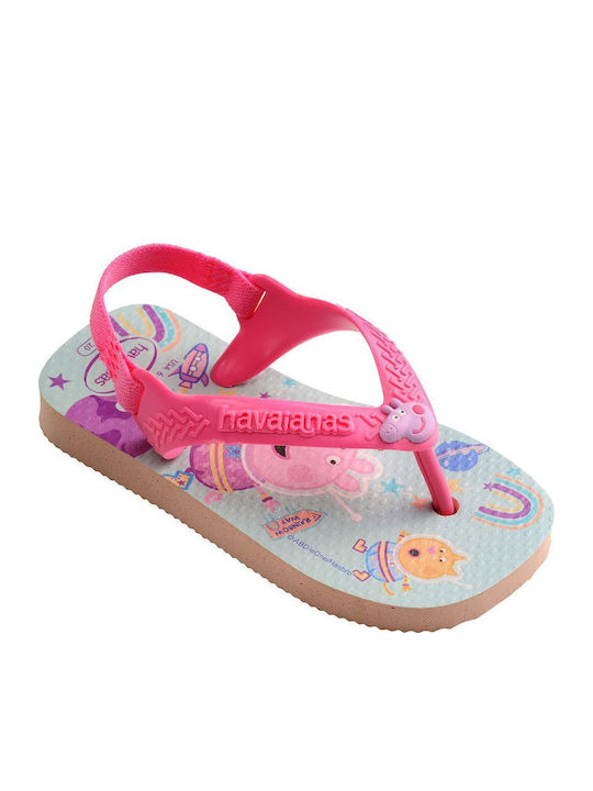 Kids' Flip Flops Peppa Pig Pink
