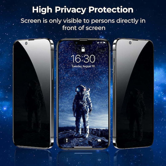 SiiPro Privatsphäre Vollflächig gehärtetes Glas Schwarz (iPhone 11)